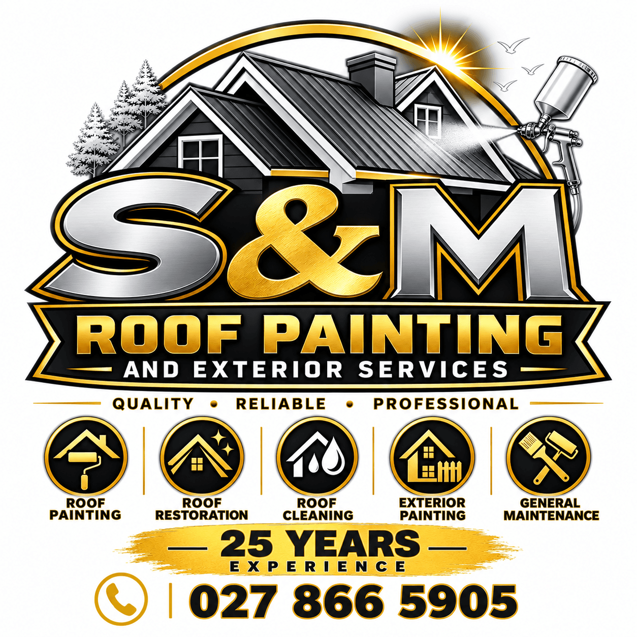 S&M Roof Painting and Exterior Services — roof painting and exterior services